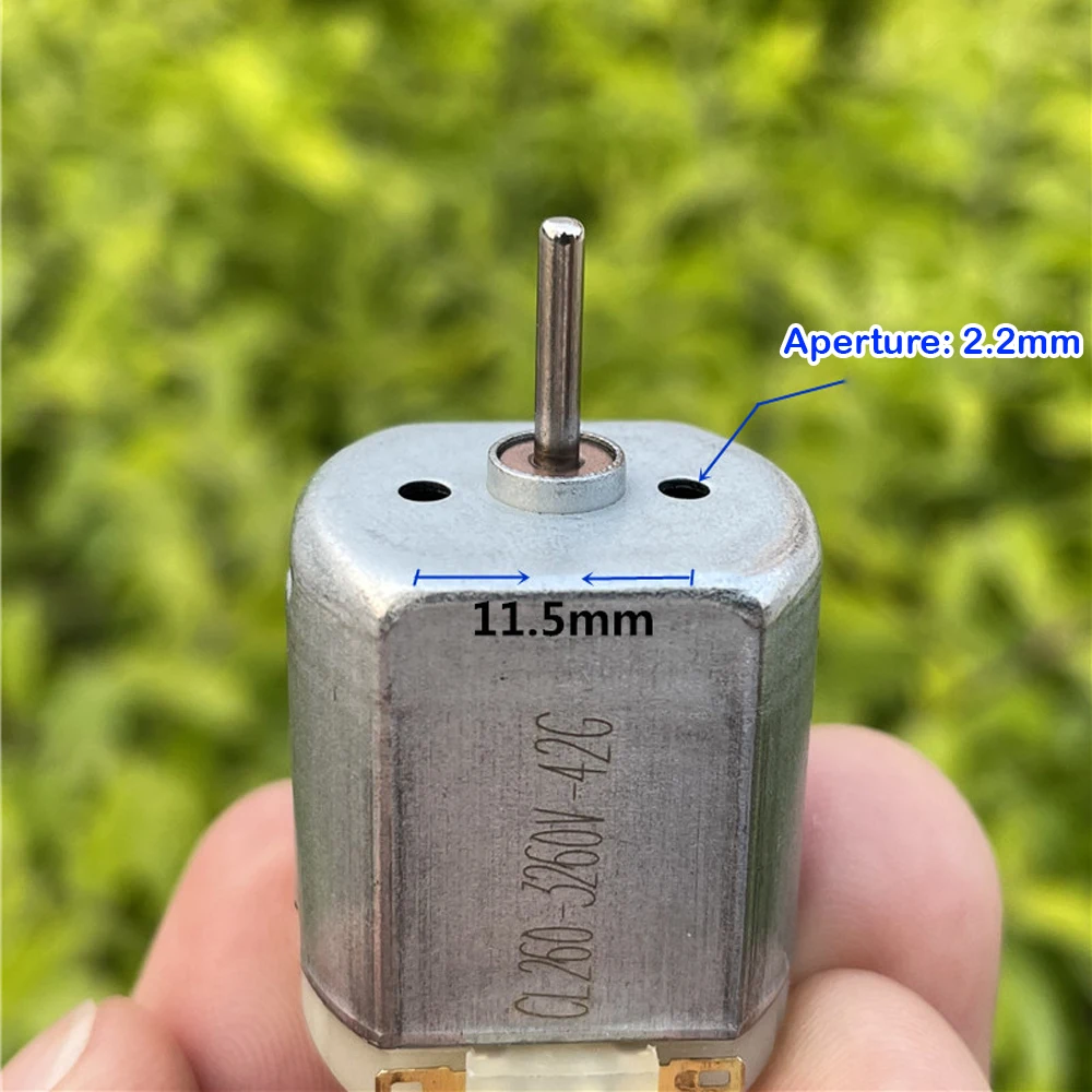 1 STKS 260 Motor DC 3 V 3.7 V 5 V 6 V Hoge Snelheid 19500 RPM Micro Mini 260-3260/42 Koolborstel USB Fan RC Auto Elektrische Boot Model