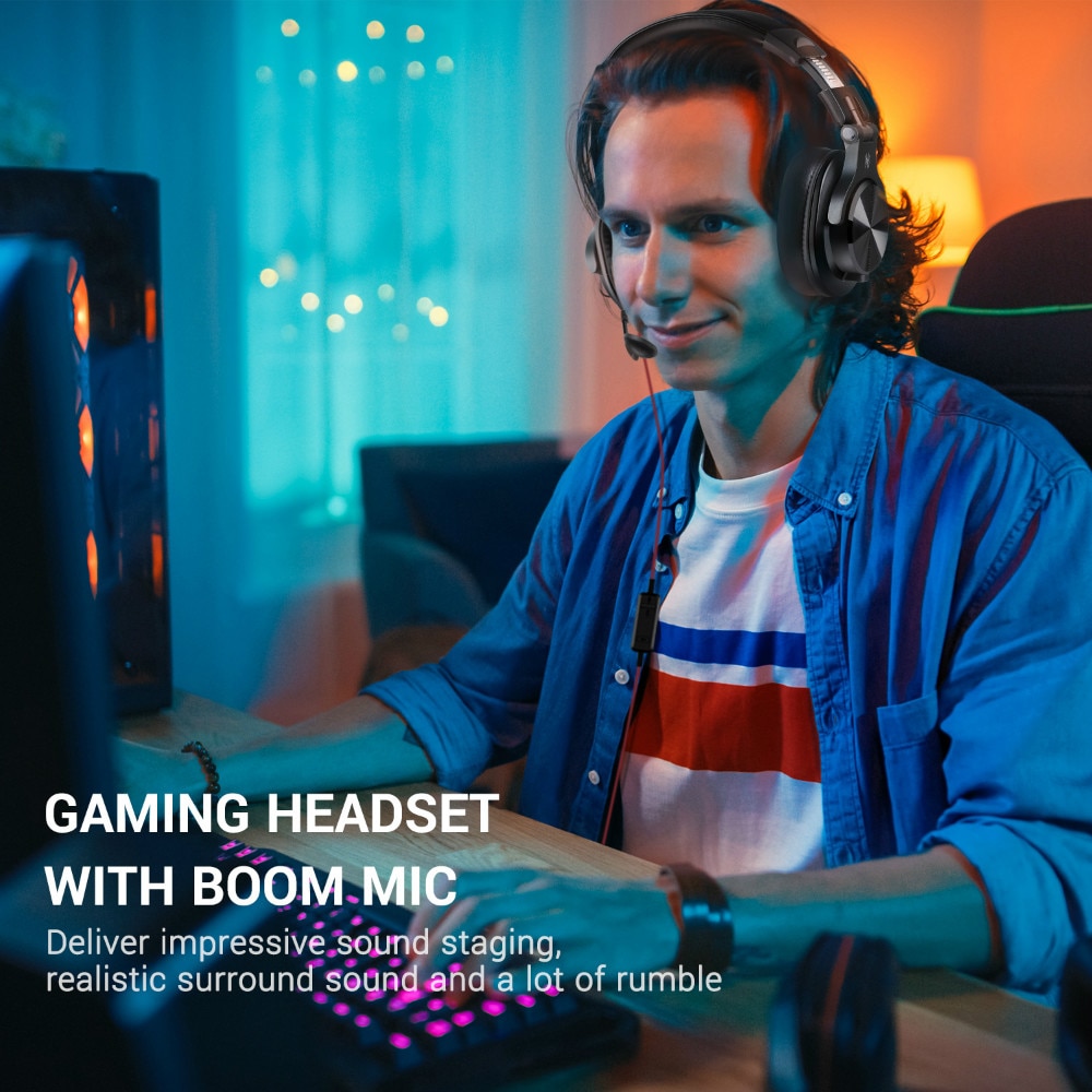 Oneodio A71 Gaming Headset Studio DJ Headphones Stereo Over Ear Wired Headphone Hi-Res With Microphone For PC PS4 Xbox One Gamer