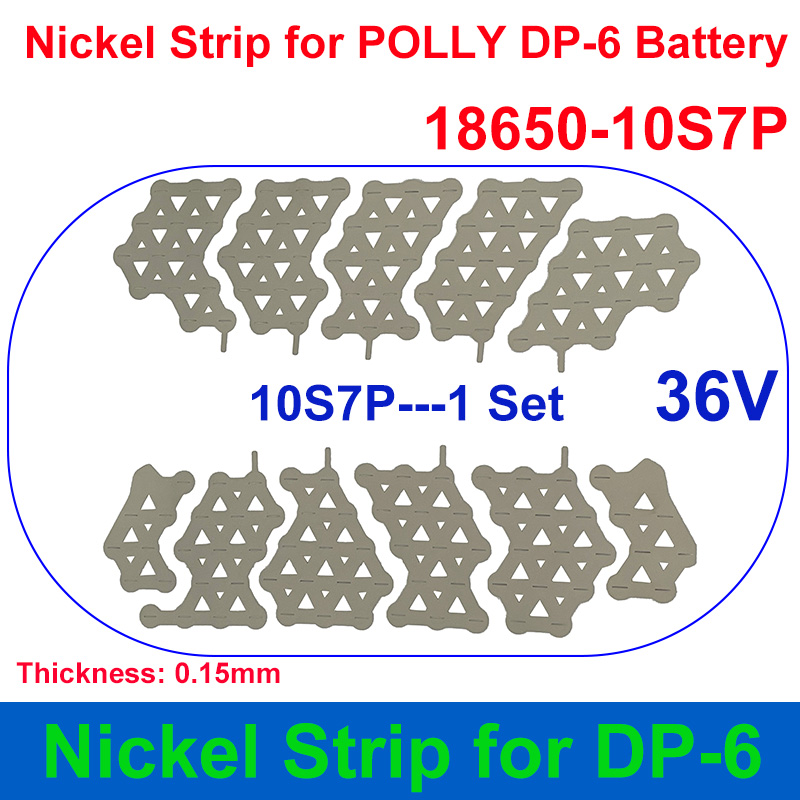 Nickel Strip For Polly DP Battery 36V 48V 52V 10S 13S 14S Thickness 0.15mm for DIY DP-6 DP-9 DP-2170-5C E-Bike Battery Pack: SKY BLUE