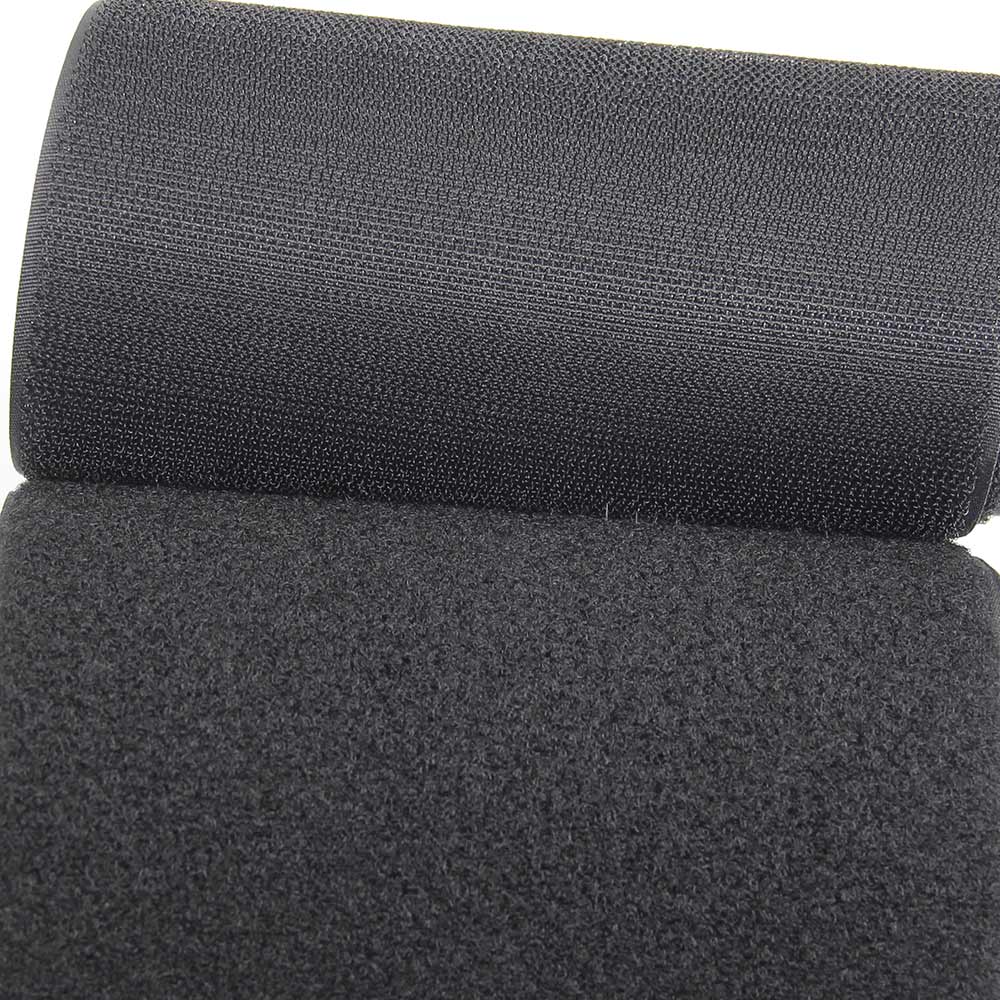 16mm to 150mm Width Black Hook and Loop Tape Sew On Not Self Adhesive Hook and Loop Tape