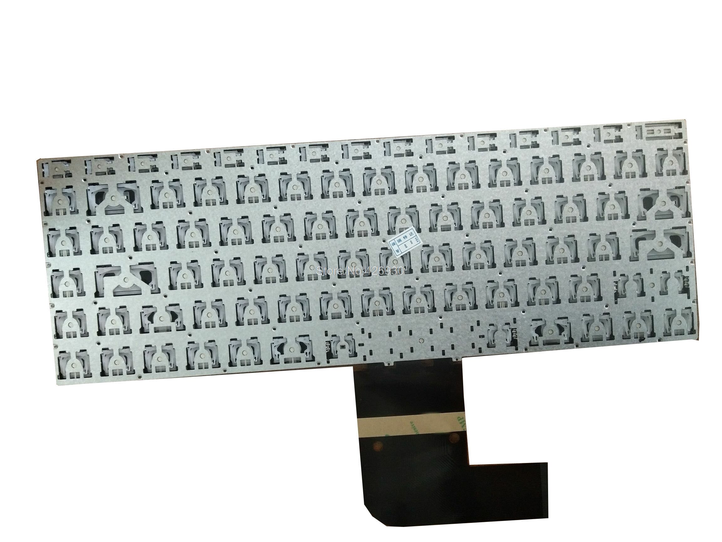 Clavier d'ordinateur portable pour Teclast F7 Plus XK-HS105 MB3181004 russe RU anglais US noir pas de cadre sans rétro-éclairé