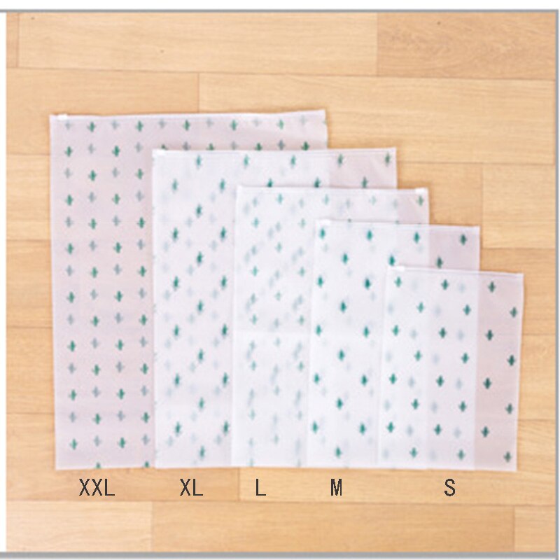 Travel Accessories Cactus Organizers PVC Luggage Clothes Classified Organizers Bags Packing Shoes Cosmetic Towel Pouch Case
