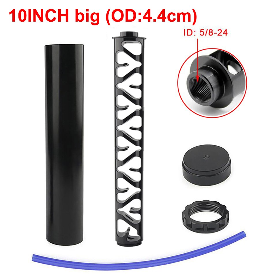 Aluminum Trap 1/2-28 5/8-24 6inch 10inch Single Core Fuel Filter Fuel Trap Solvent Trap for NAPA 4003 WIX 24003 Car Motorbike: 10BLK5824-4.4cm3
