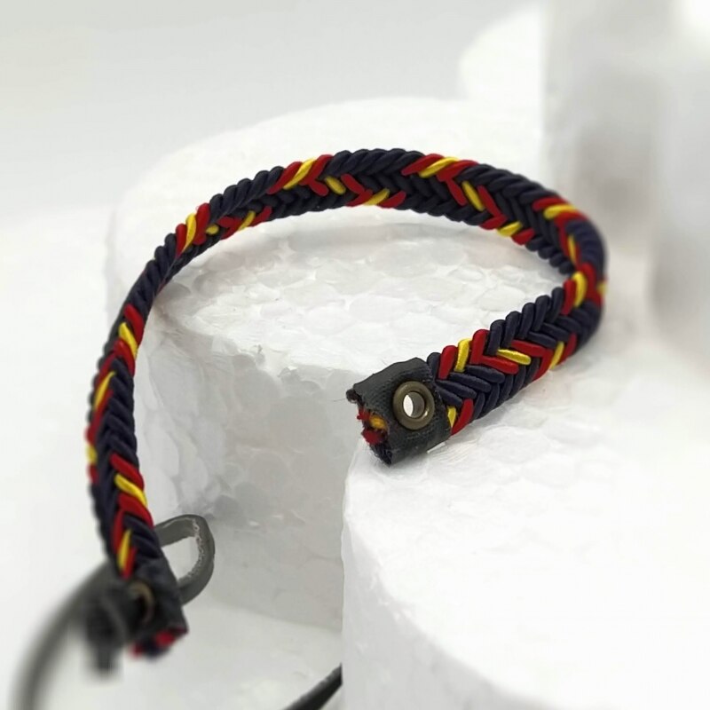 Spanje Vlag Armband Voor Vrouwen En Man Touw.