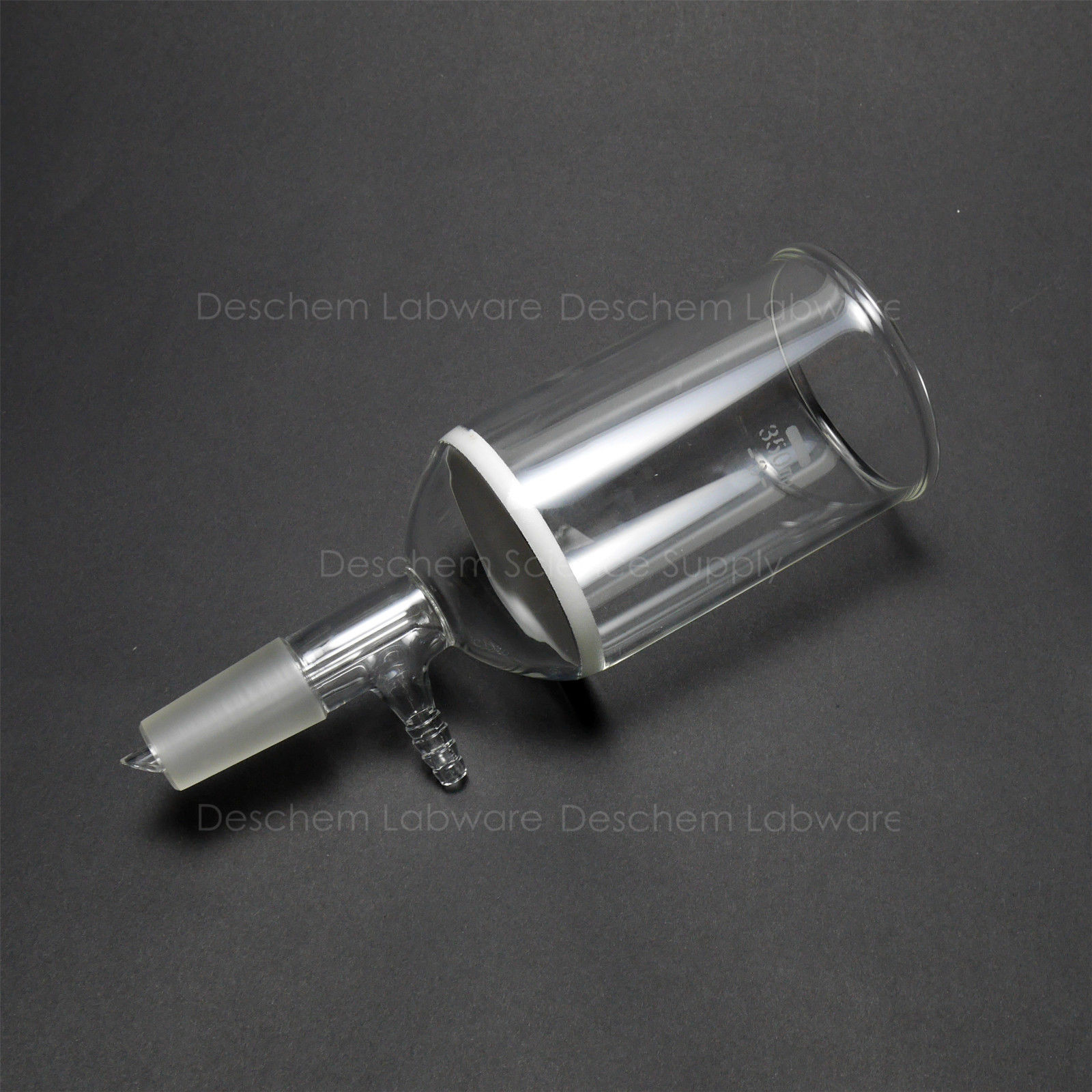 350ml,24/40,Glass Buchner Funnel,70mm Suction Filter,Vacuum Hose Adapter
