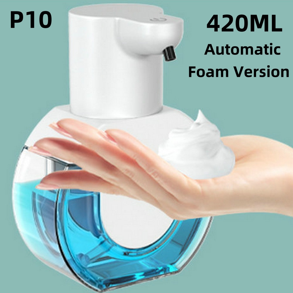 Xiaomi Automatic Soap Dispenser Touchless Foaming Soap Dispenser 380ml USB Rechargeable Electric 4 Level Adjustable For Home: Pink