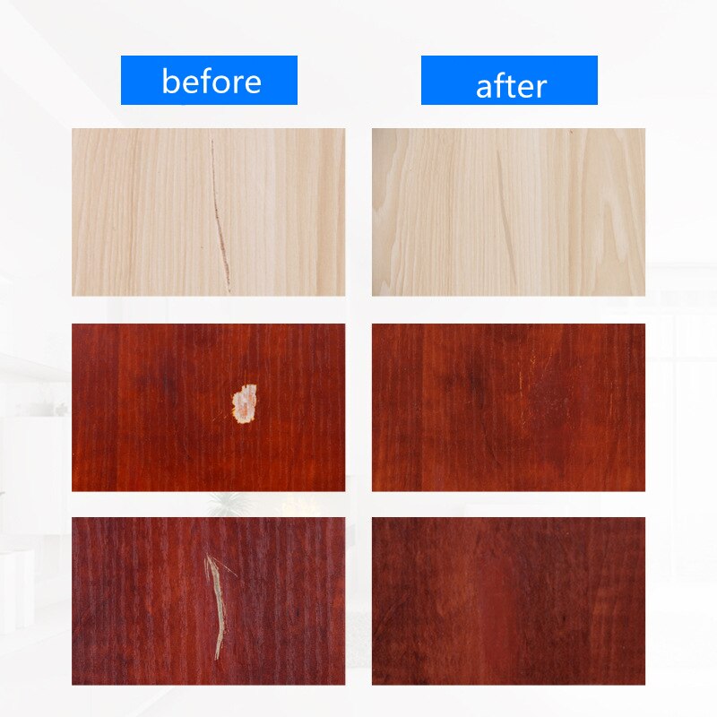 EZONE Furniture Touch Up Crayons Patch Paint Pen Furniture Paint Floor Repair Wax Crayon Wood Composite Repair Materials Supply