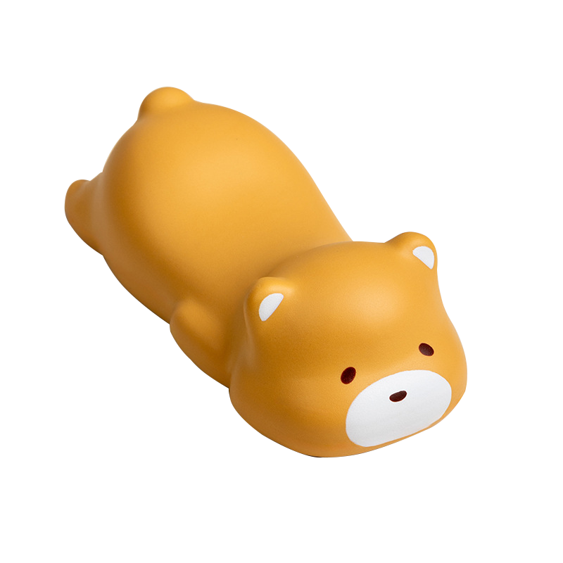 Cute Animal Wrist Rest Mouse Pad Support Ergonomics Memory Foam Desktop Computer Laptop Arm Rest Cat Dog Duck Panda Toys: Khaki