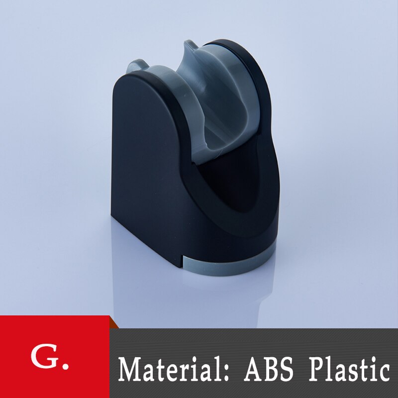 Matte Hand-held Shower Head Bracket Shower Bracket Wall-mounted Hand-held Sprayer Solid Brass Fittings Connector Elbow Device