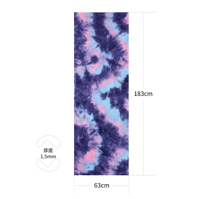 Fitness Handdoek 63*183Cm Gedrukt Yoga Mat Microfiber Antislip Tie-Dye Sport Strand Zwemmen Quick sneldrogende Yoga Winkel Handdoek