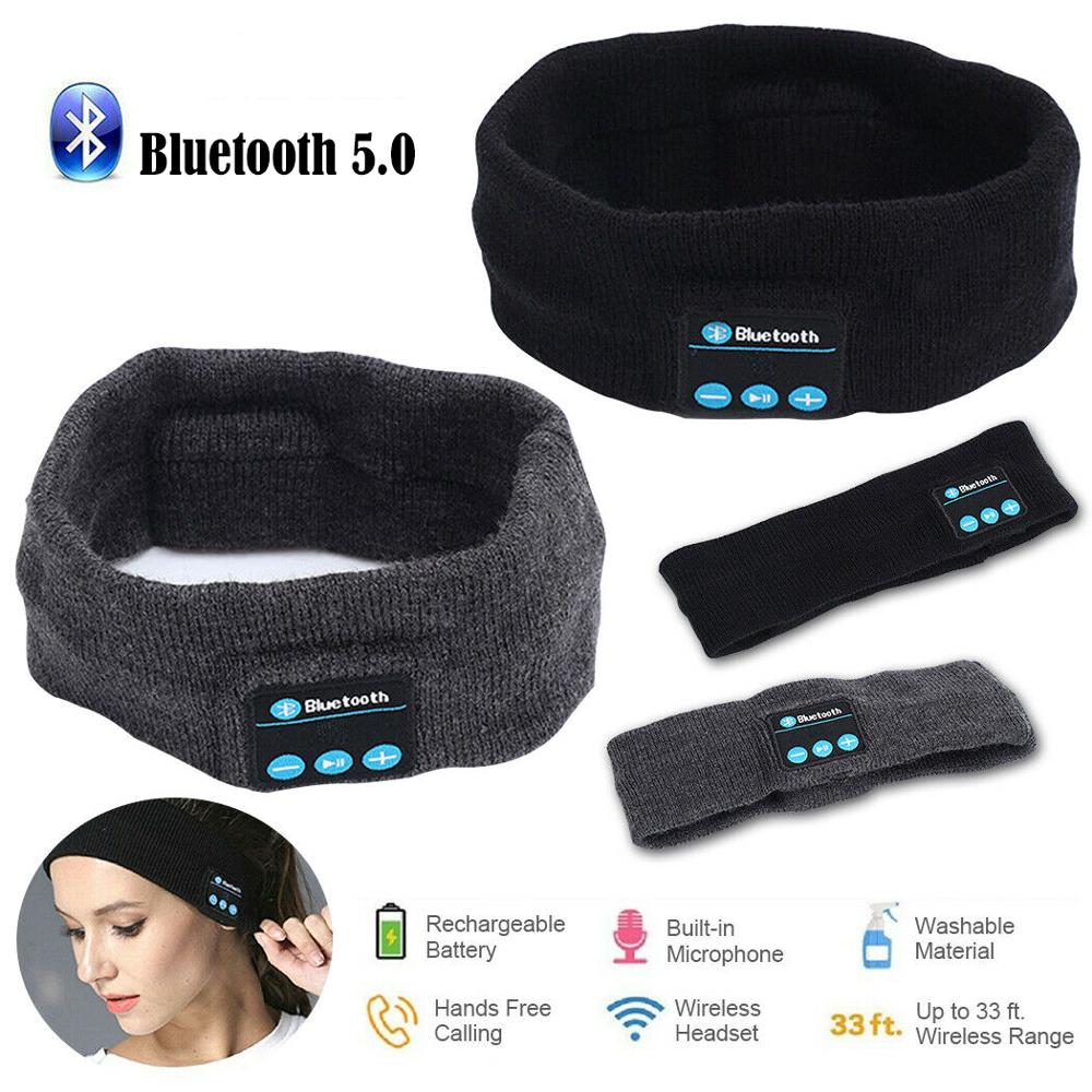 Wireless Bluetooth 5.0 Headphones headset Sleep Mask Earphone Headband Wearable auriculares bluetooth Headband