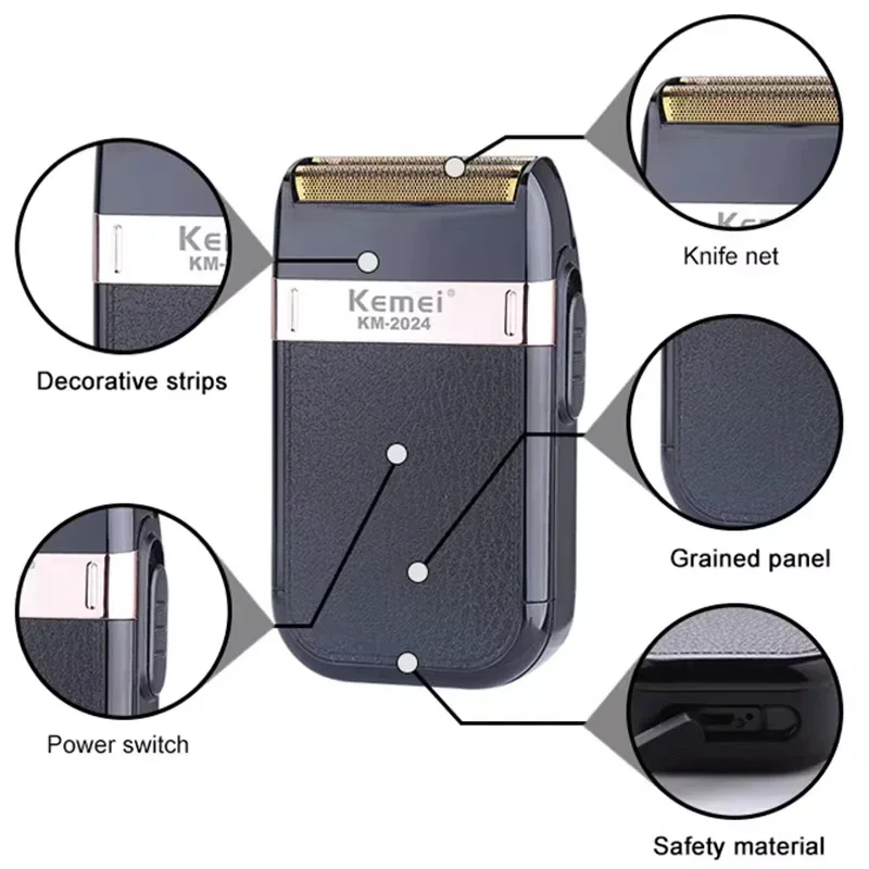 Kemei KM-2628 KM-678 KM Electric Hair Clippers Beard Clipper Rechargeable Men's Shaver Hair Trimmer Kit Men