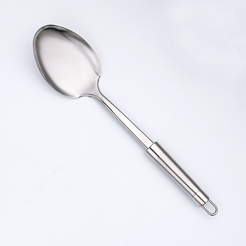 Cookware 6Pieces Set Stainless Steel Spatula Spoon Masher Skimmer Shovel Meat Fork Peeler Non Stick Tools Kitchen Utensils