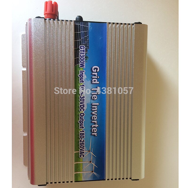 GTI-300W On-grid Solar Power Inverter with Pure Sine wave DC 10.5-28V to AC110/220V 50/60HZ grid tie inverter