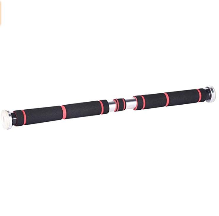 330LB Pull Up Bar for Doorway, No Screws Required Chin Up Bar Adjustable Dip Bars for Home Gym Exercise Fitness 80cm: Burgundy
