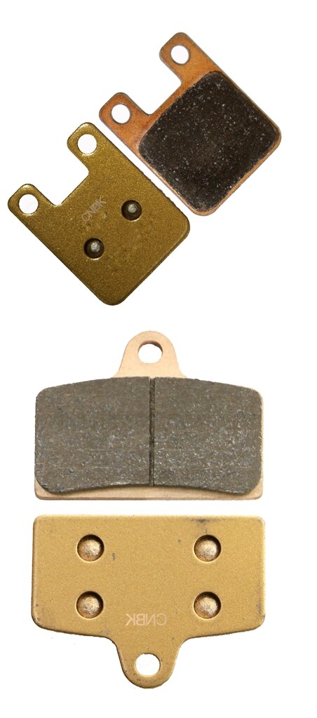 Brake Pad set for CONTI RX356 RX 356 V3 12" 17" wheels 2005 2006 / TOMOS SM125 SM 125 F Radial caliper 2006 2007: Sintered Set