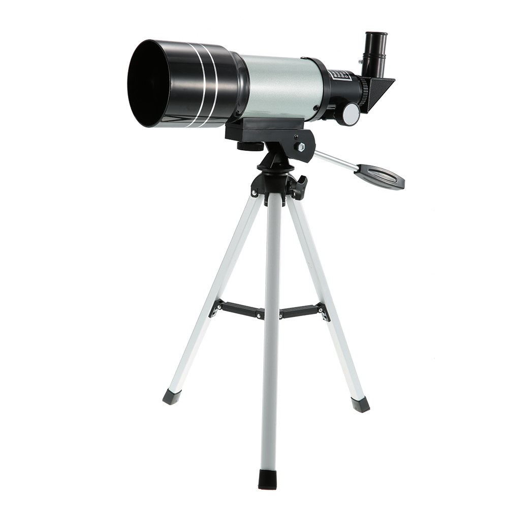 F30070M Monocular Outdoor Telescope HD 150X Refractive Astronomical Telescope H6mm/H20mm Eyepiece with Tripod Barlow Lens