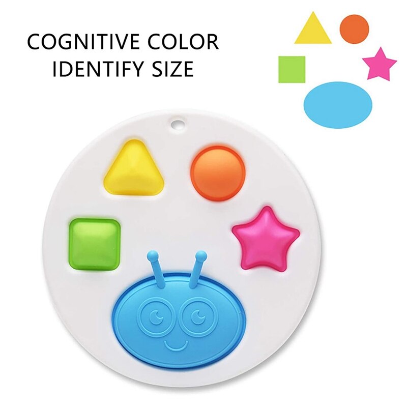 Baby Sensory Toys Simple Dimple Fidget Toy Learning Education Stress Relief Toys for Ages 1-3 Years Old