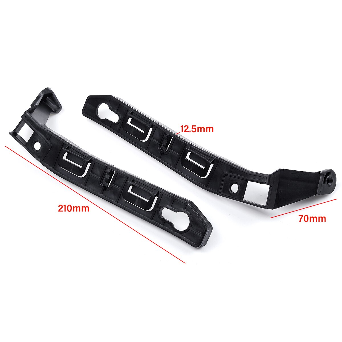 2 stuks bumpergeleider linksachter rechtsachter bumperbeugel 1610116580 9806739380 voor peugeot -