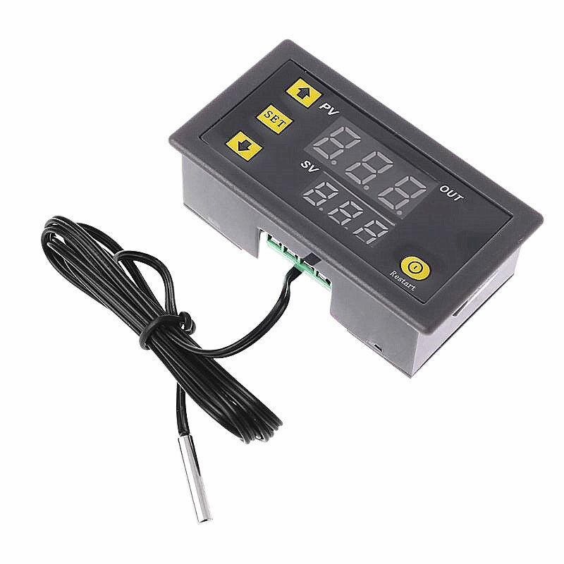 1 Pc Dc 12 V/24 V/110 V-220 V Ac Led Digitale Temperatuurregelaar Thermostaat thermometer Temperatuur Schakelaar Sensor Meter