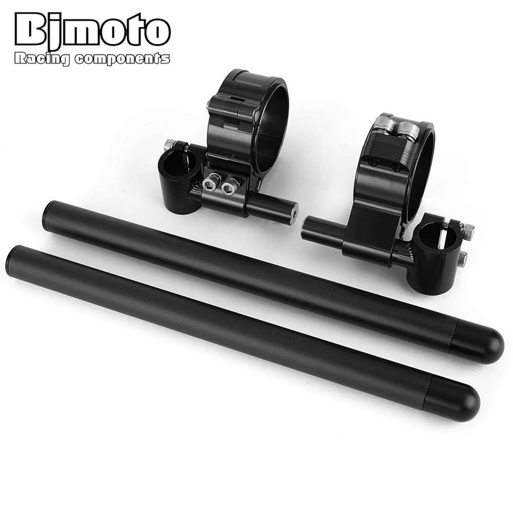 CNC Motorcycle Racing Riser Raised Higher Clipon Clip on Adjustable Handlebar Handle Bar Fork Clamp 37mm 45mm 51mm 52mm 58mm