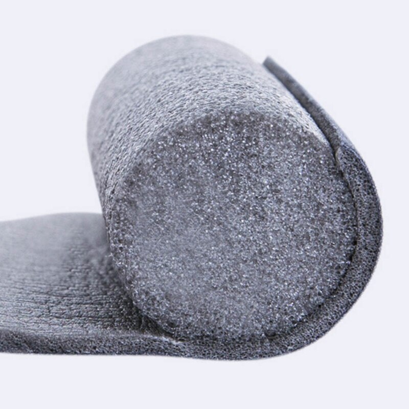 Twin Door Draft Stopper Weather Stripping Noise Blocker Window Breeze Blocker Adjustable Door Sweeps Grey