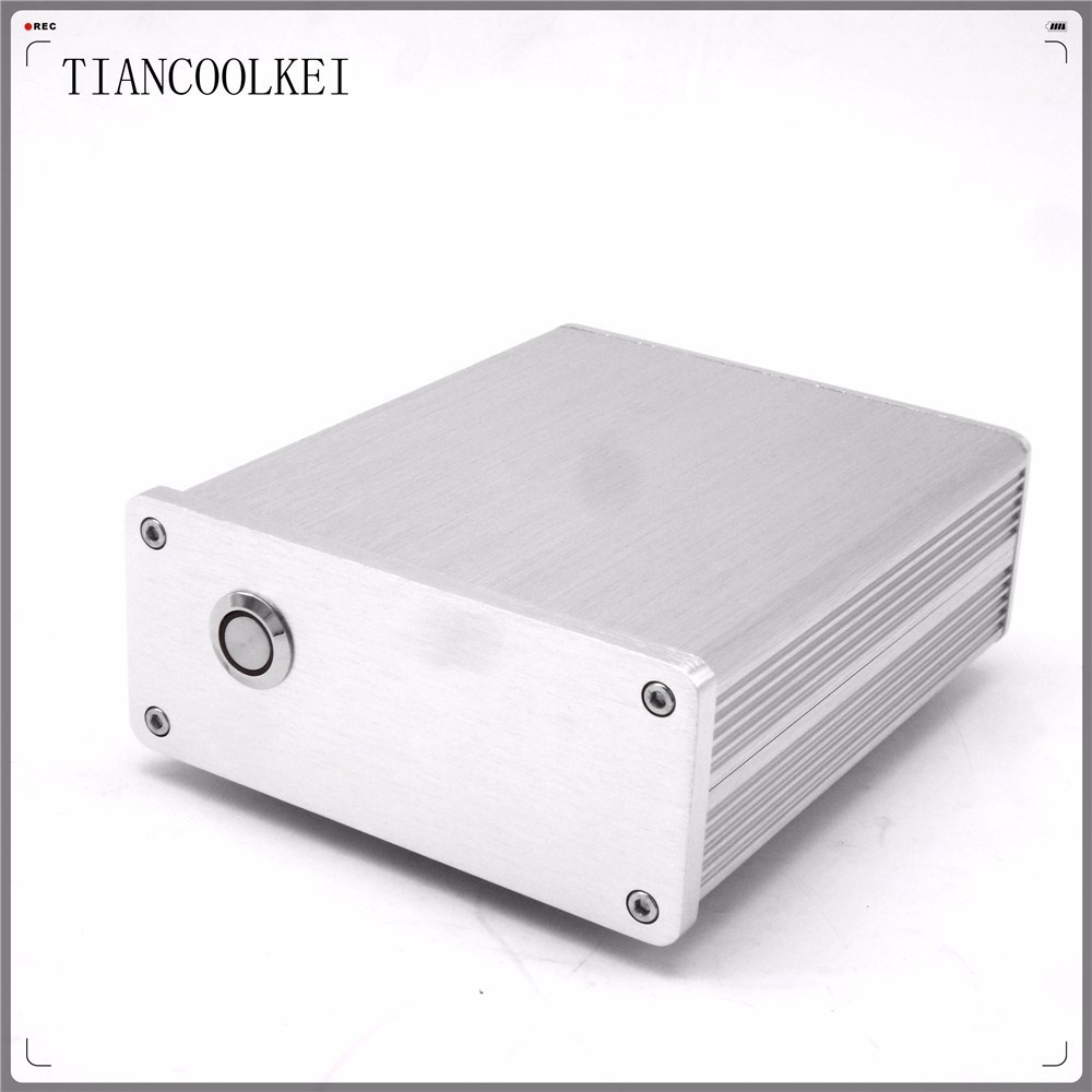 TIANCOOLKEI srebrzysty 30W LM317 TL431 dekoder Audio DAC zasilaczem hifi wyjście DC 5V-9V-12V-15V-24V