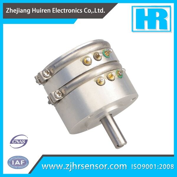 Dual gang position conductive plastic potentiometer 2WDD35D4 2K,4k,10k,20k, 0.1%