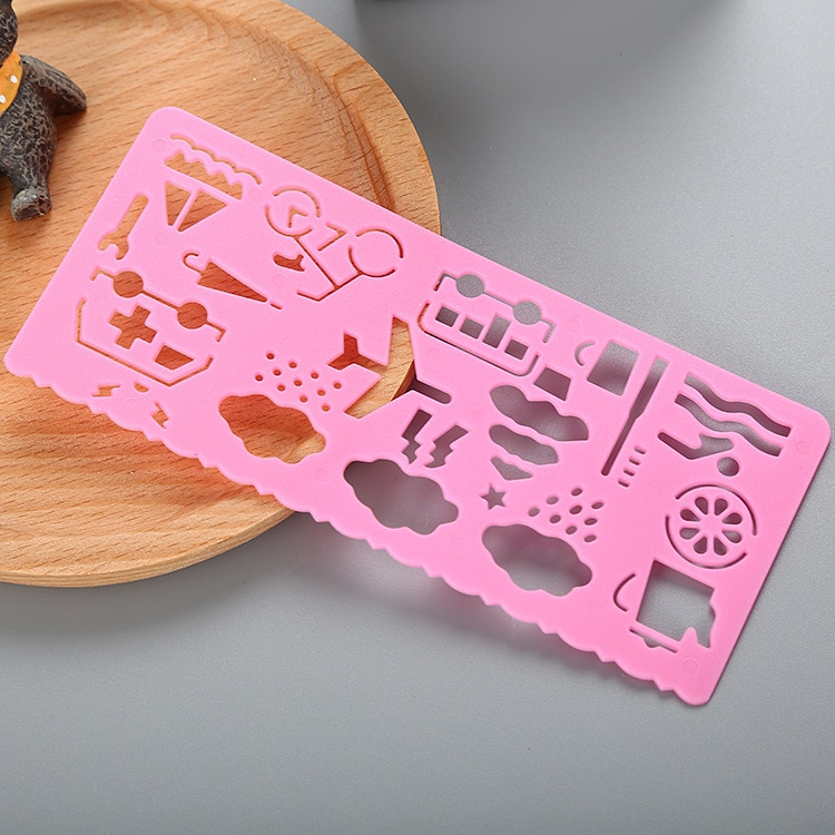 4 st barns multifunktionella visdom och variabla regler söta student brevpapper rita öva på att måla