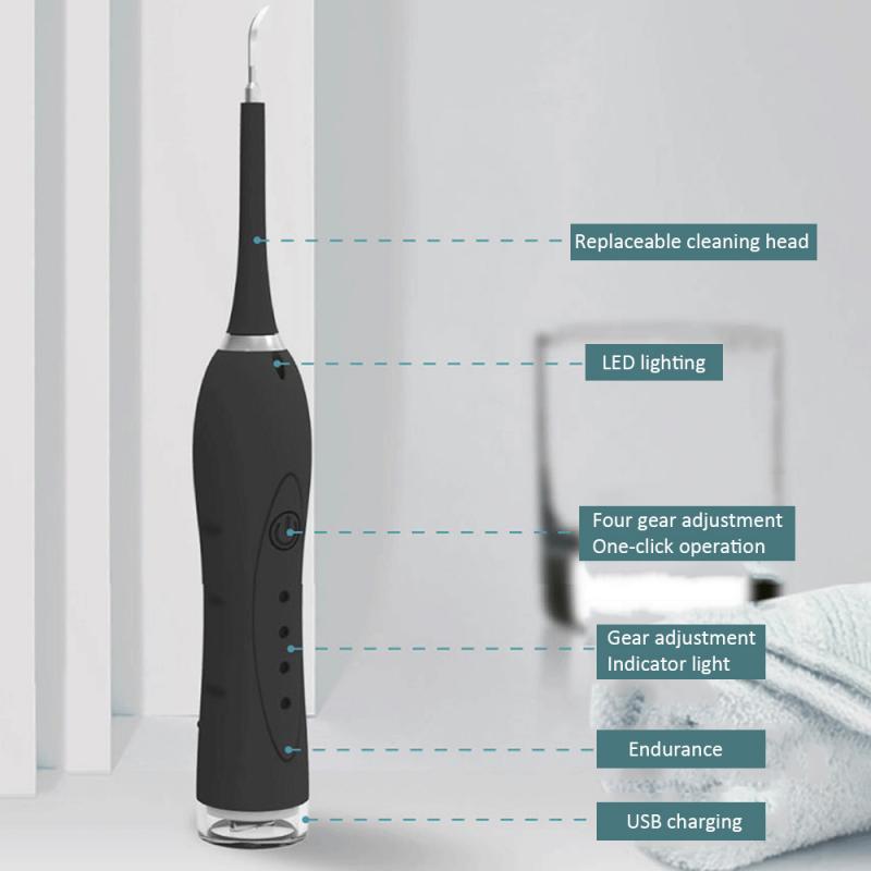 1PC Elektrische USB Zahn Scaler Zahnstein Zahnstein Plakette Entferner Zahn Flecken Werkzeug Gesundheit Mundpflege Zahnarzt