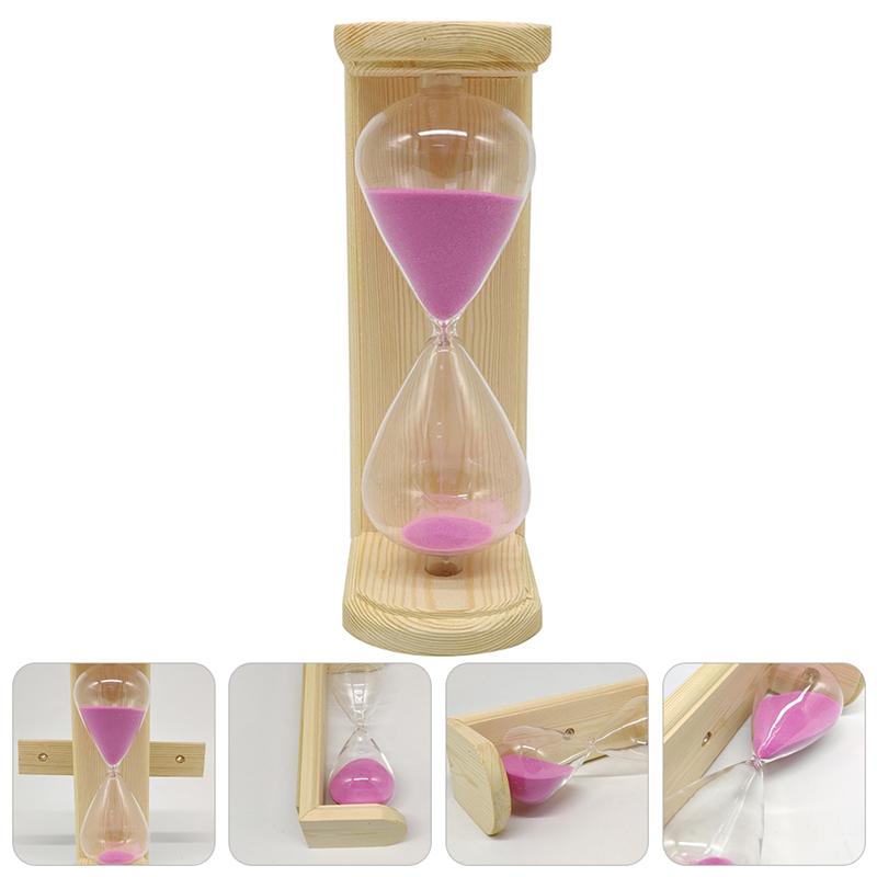 1Pc Hourglass Timer Glass Timer 15-Minute Hourglass Timer Transparent Time