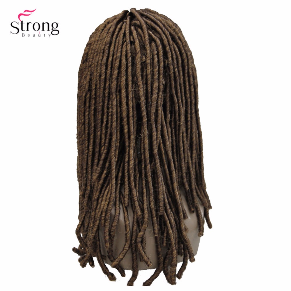 StrongBeauty Twist Haar Viertelnote Zöpfe Perücken Synthetische Dreadlocks Zöpfe Haar Perücke