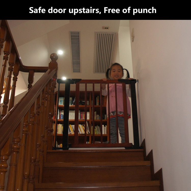 3 colors solid wood gate pet baby safety gate