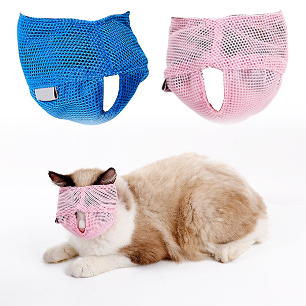 Anti-beet muilkorven voor katten, muizenmuilkorven voor kittens, badmond, masker voor katten, anti-beet muizenhoesje voor katten, dierenbenodigdheden