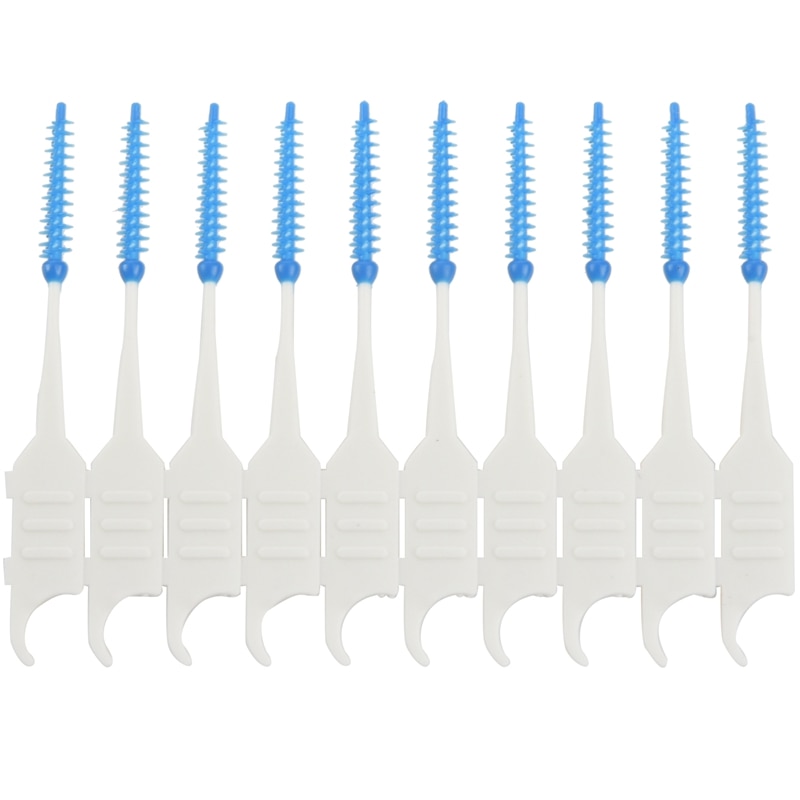 40 stk tænder tandstikker tandtråd plukker mellem børste stick tand ren: Default Title
