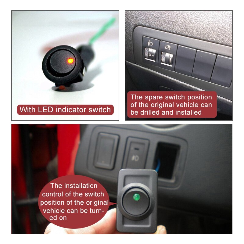 SPEEDWOW Electric Glass Heated Pad Mat Defoggers Side Mirror Heating Pad Car Mirror Heater DC 12V For Vehicles Car Accessories