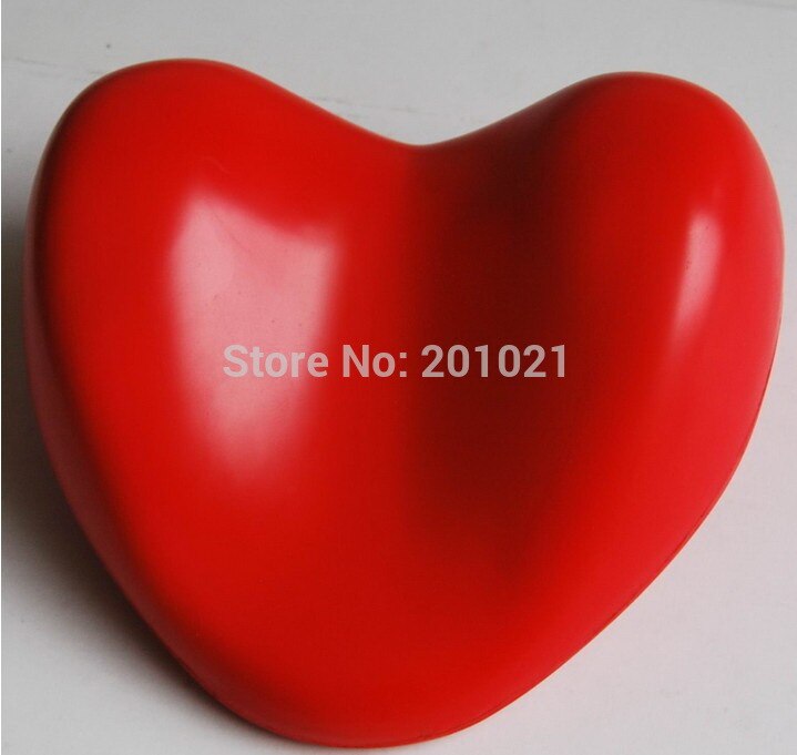 tub headrest heart-shape bath pillow Red color