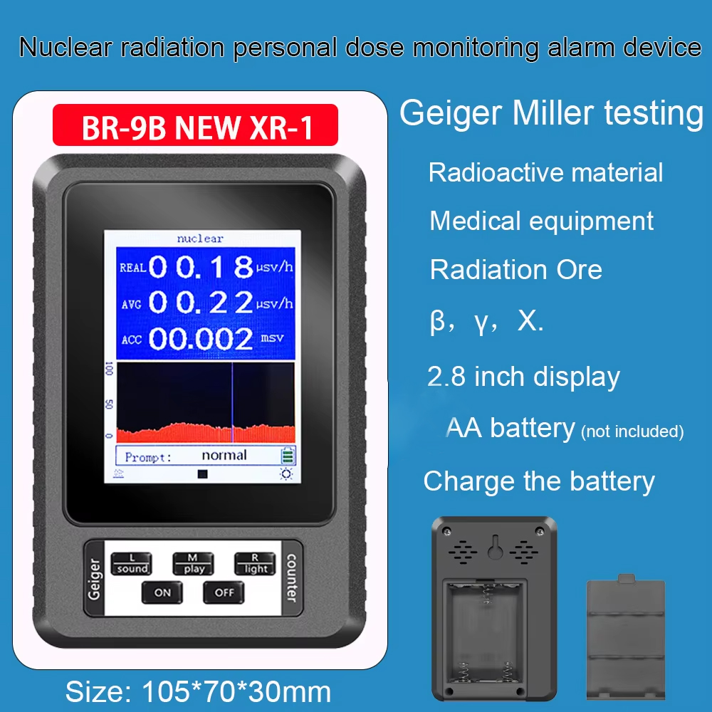 contador Geiger portátil de XR-1, Detector de radiación Nuclear, dosímetro Personal, probador de mármol, dosímetro de radiación de rayos X