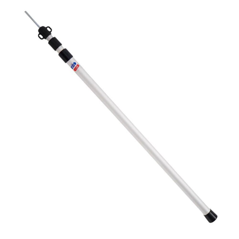 1 Set Adjustable Tarp Pole Three Sections Canopy Pole Aluminum Alloy Rod: Default Title