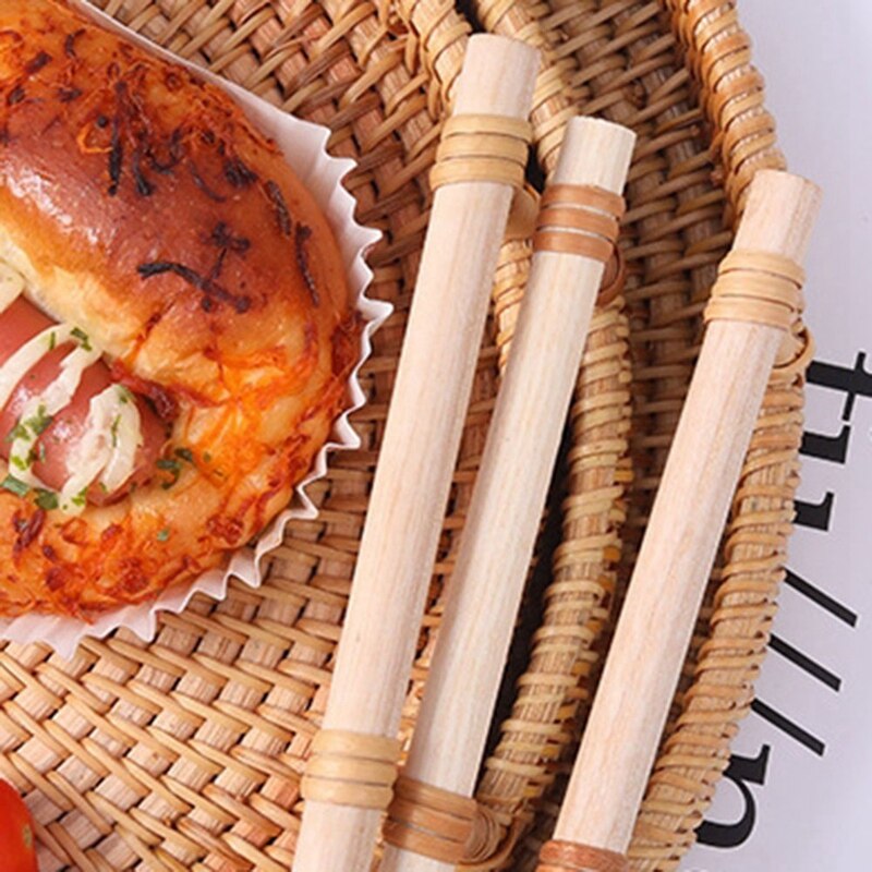 Hand-gewebte Runde Rattan Tablett Obst Snacks Lagerung Korb Organizer mit Griff Herbst gewebte Ablage