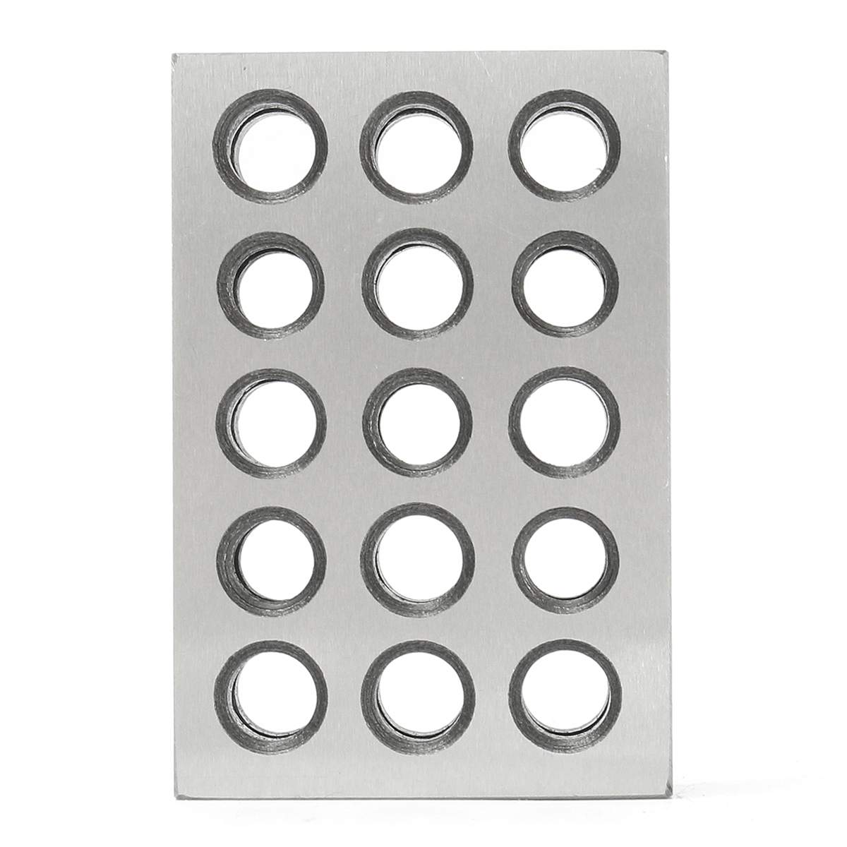 2 st härdat stålblock 23 hål parallell spännblock svarvverktyg precision 0.005mm för verktygsmaskin 25 x 50 x 75mm