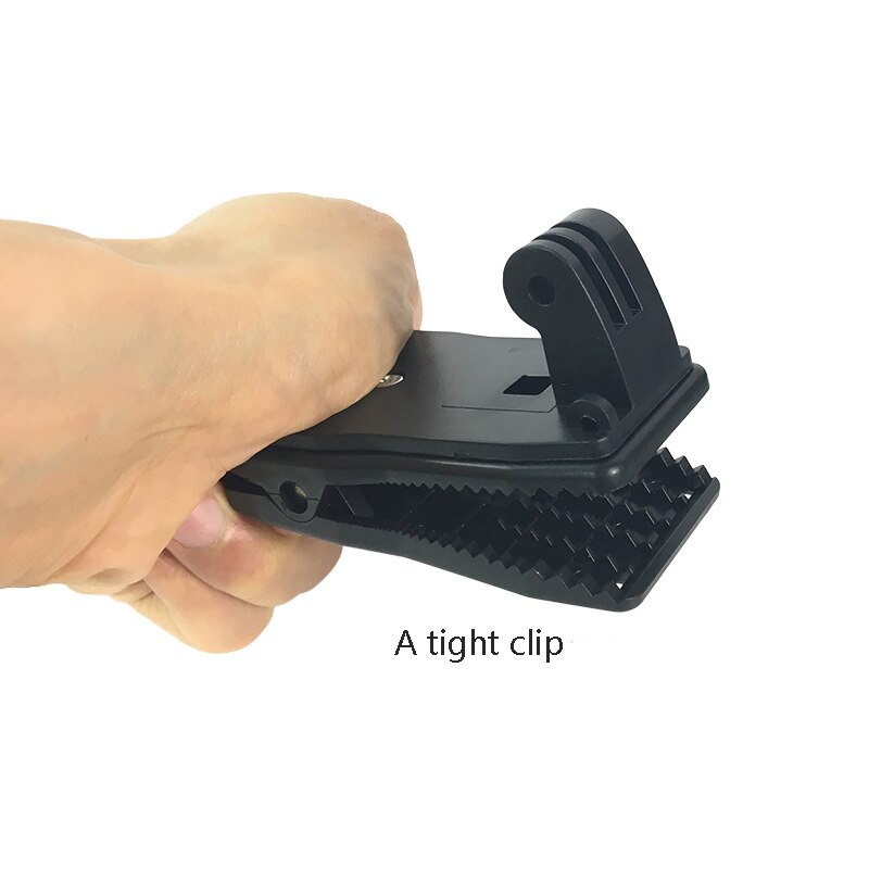 360 Graden Roterende Snelle Klem Mount Clip Quick Release Rugzak Hoed Clip Voor Gopro yi 4 k Iphone Alle 3.5 -6.8 &quot;Mobiele Telefoon houder