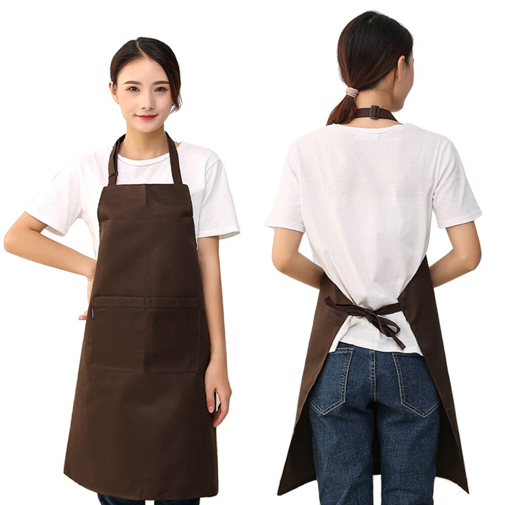 Ajustable cuello colgante raya patchwork restaurante chef trabajo de Cocina Barbacoa familiar delantal de cocina camarero salón de belleza delantal
