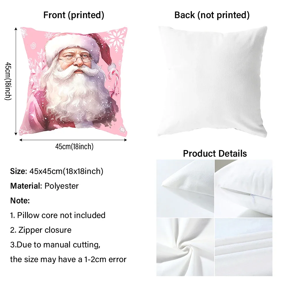 Happy Easter Pillow cover Home Party Celebration Decoration Cute Rabbit Flower and Egg Pattern Sofa Cushion Cover