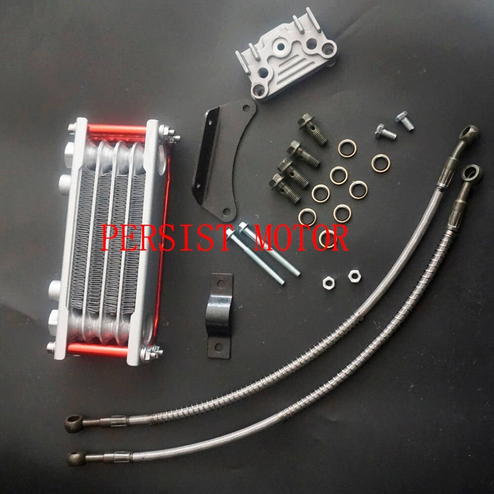 Oliekoeler radiator motor crossmotor pitbike stunt ATV aap Kayo stunt Irbis cr crf 125cc 140cc