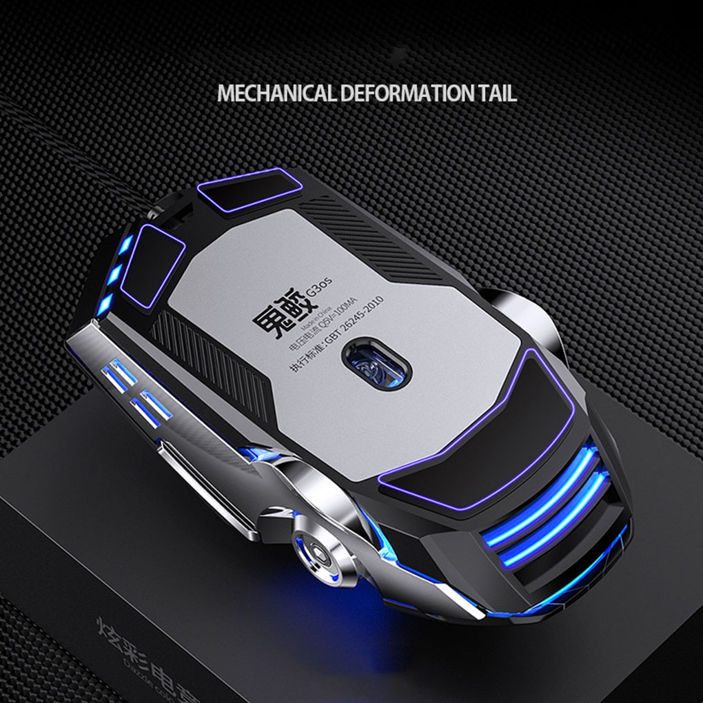 Wired Gaming Mouse Mechanical Sensitive Silent Mouse Backlit 3200DPI Adjust Computer Mice Laptop USB Cable Mouse