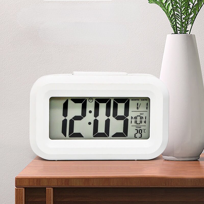 Ins Mini LED Alarm Clock Luminous Digital Desktop Clock Table Electronic Multifunction Clocks cute clock