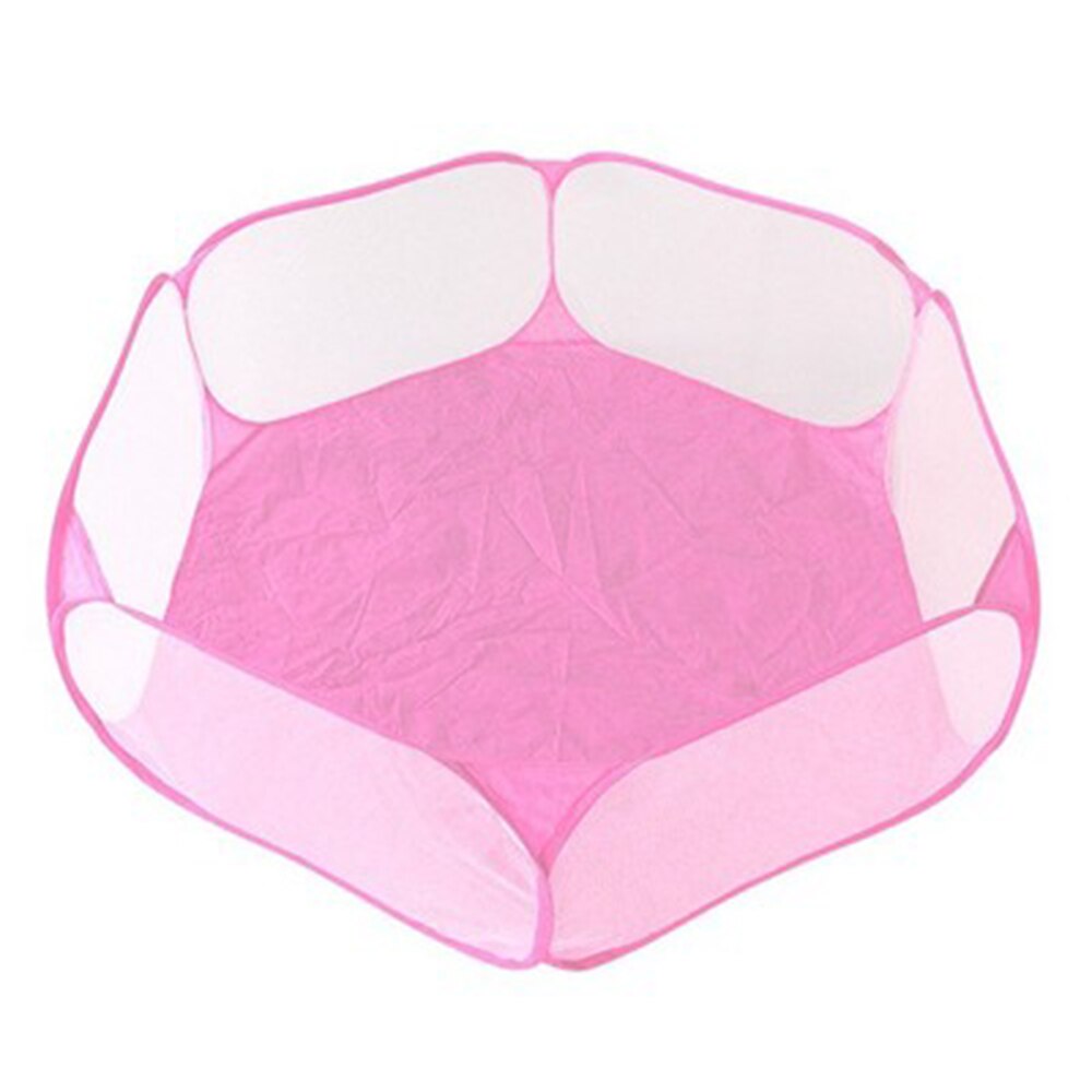 Parc pour animaux de compagnie Portable ouvert intérieur/extérieur petite Cage pour animaux jeu aire de jeux clôture pour Hamster Chinchillas et cochons d'inde: A
