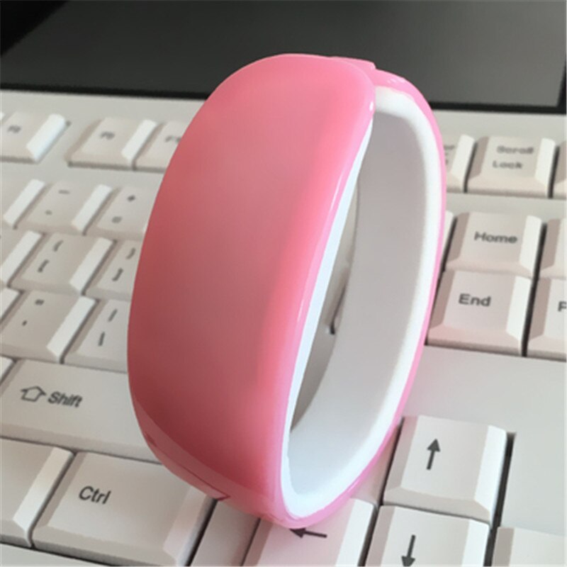 10 Kleur Dolfijn Armband Horloge Band Digitale Horloge Rode LED Horloges vrouwen Horloge Sport Klok reloj hombre relogio: Roze