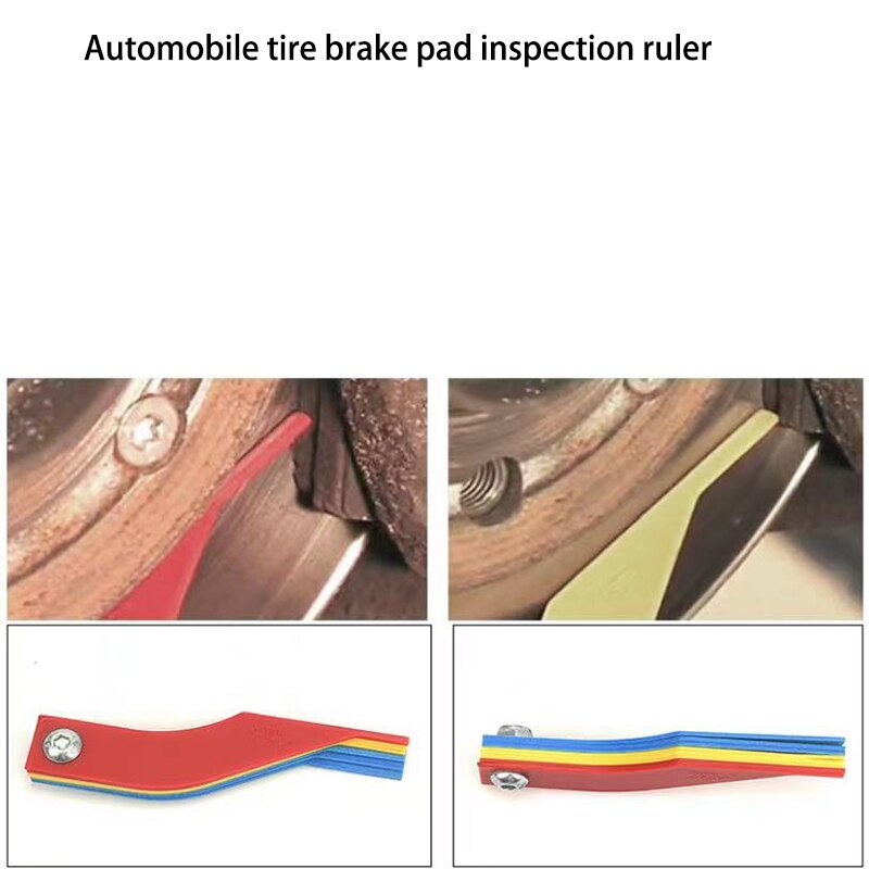 car brake pad thickness gauge, wear gauge, protection tool, feeler gauge detector